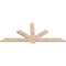 Ekena Millwork Kennewick Smooth Timber Gable Bracket, Douglas Fir, 84"W x 35"H x 1 1/2"D x 5 1/2"F, 10/12 Pitch GBW084X35X0206KEN00SDF - alternate 5